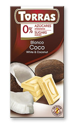 Bílá čokoláda s kokosem