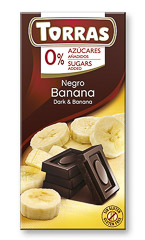 Hořká čokoláda s banánem