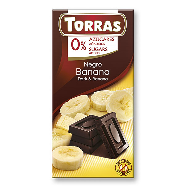 Hořká čokoláda s banánem