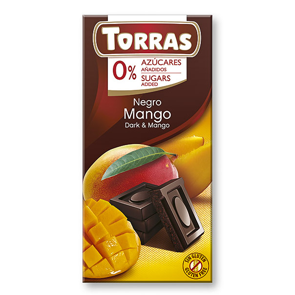 Hořká čokoláda s mango